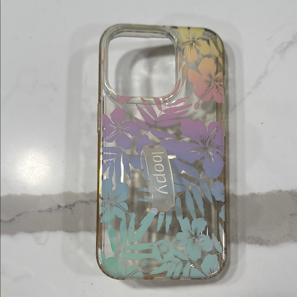Floral Loopy Case Phone Case - Multicolor